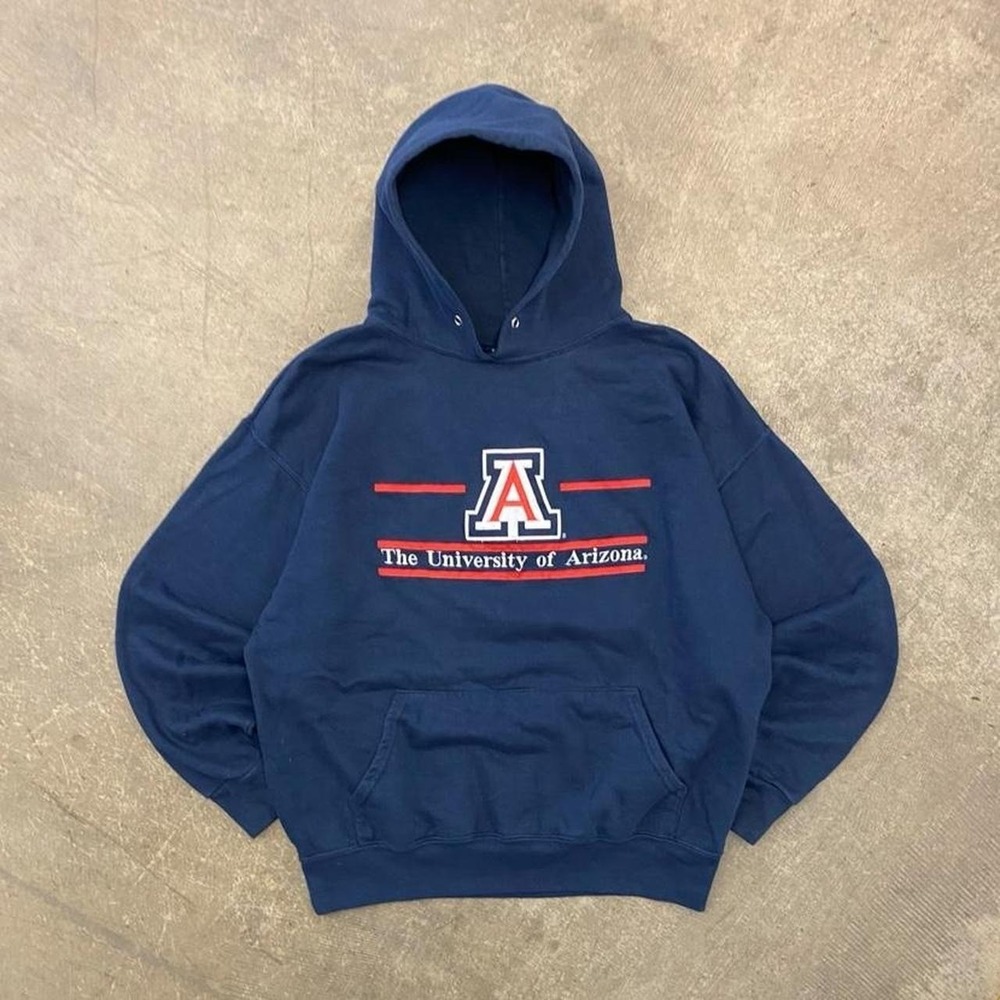 Vintage University of Arizona Wildcats 90s The Game UofA College Hoodie Size L